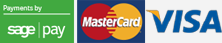 Credit Card Payment options mastercard and visa