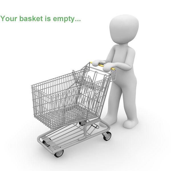 Empty shopping Cart
