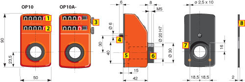 Fiama op10 overall dimensions