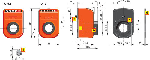 Fiama op6 overall dimensions